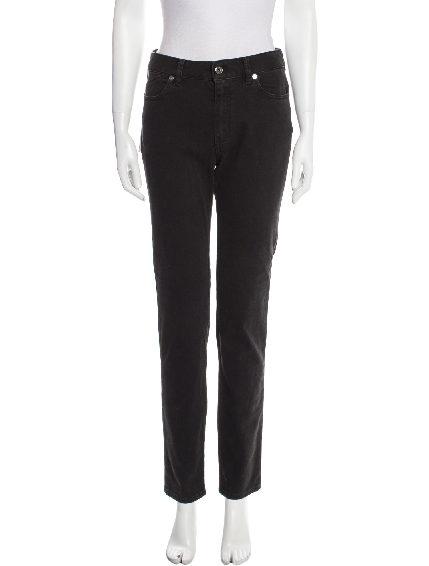 Just Cavalli Mid-Rise Straight Leg Jeans
