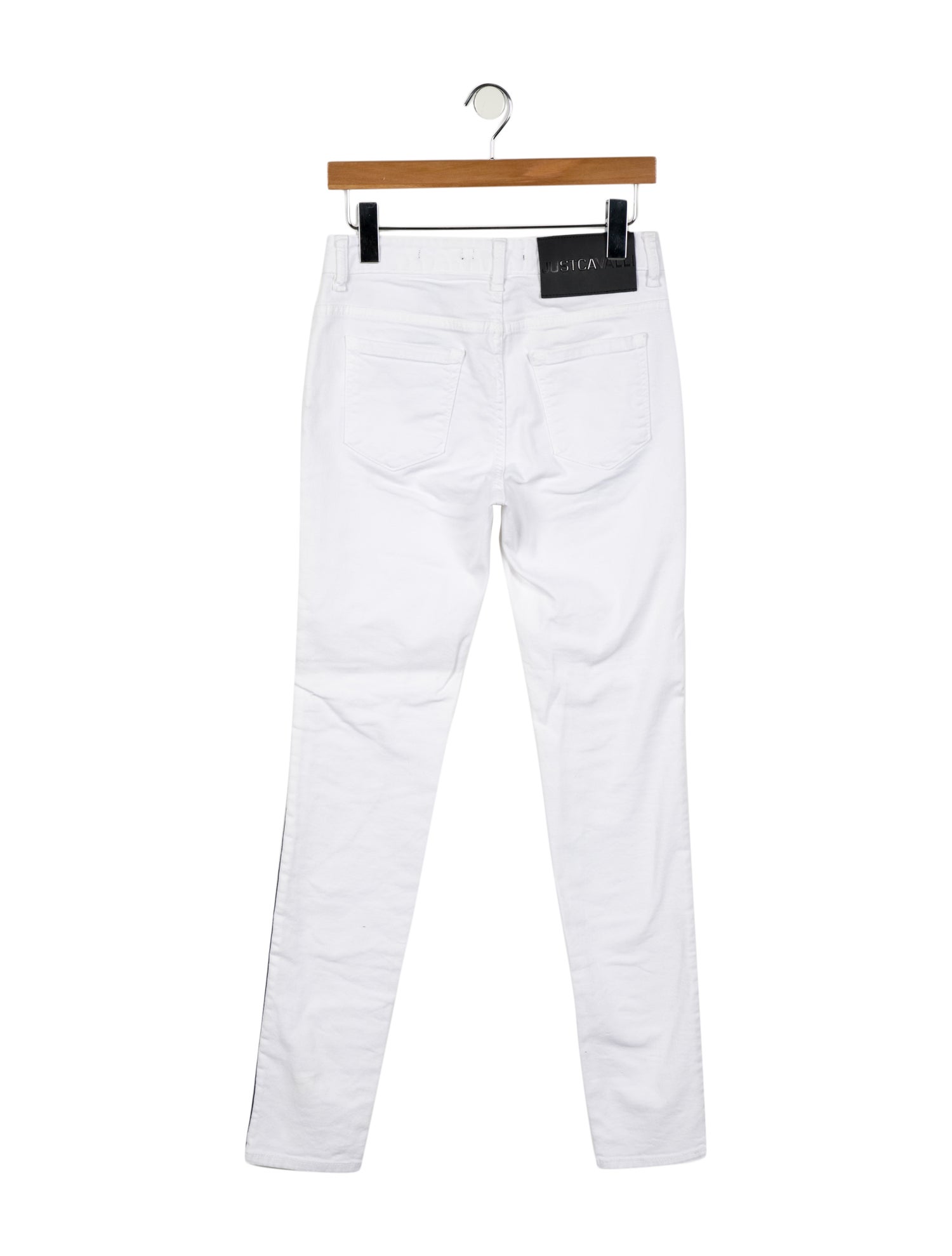 Just Cavalli Mid-Rise Straight Leg Jeans