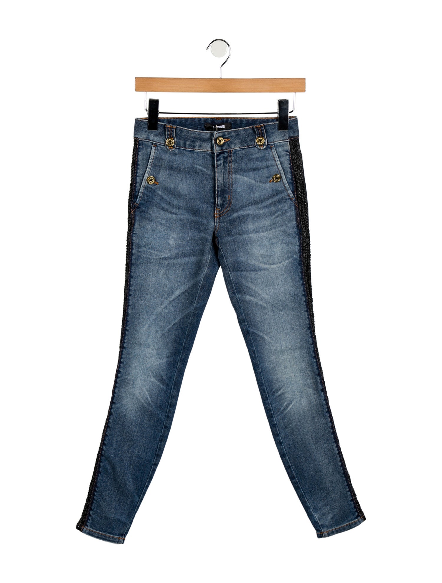 Just Cavalli Mid-Rise Skinny Leg Jeans