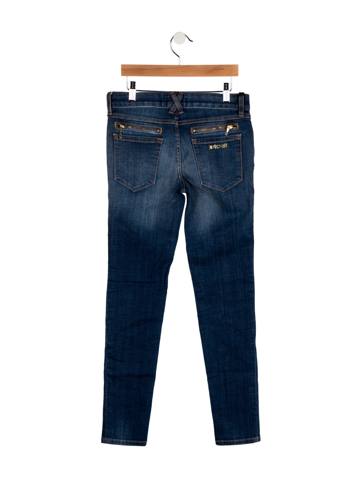Just Cavalli Low-Rise Skinny Leg Jeans