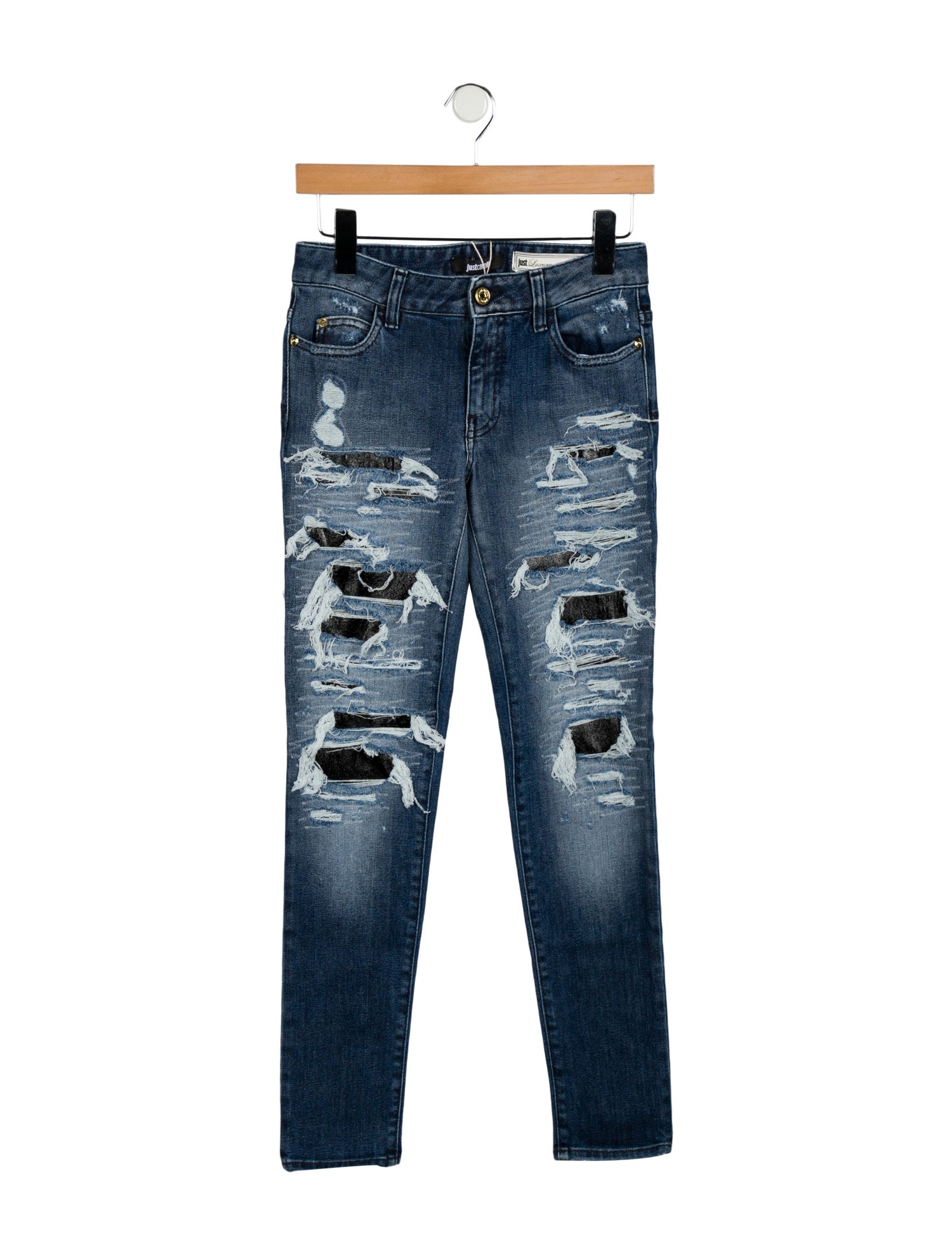 Just Cavalli Low-Rise Skinny Leg Jeans