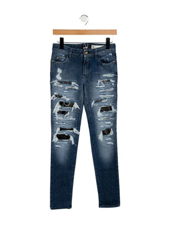 Just Cavalli Low-Rise Skinny Leg Jeans