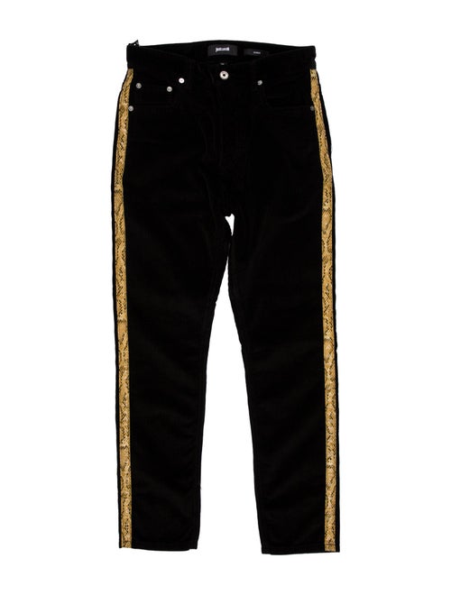 Just Cavalli Graphic Print Corduroy Pants