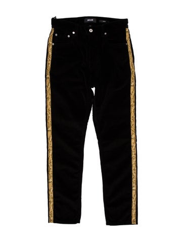 Just Cavalli Pants Graphic Print Corduroy US 28 | XS