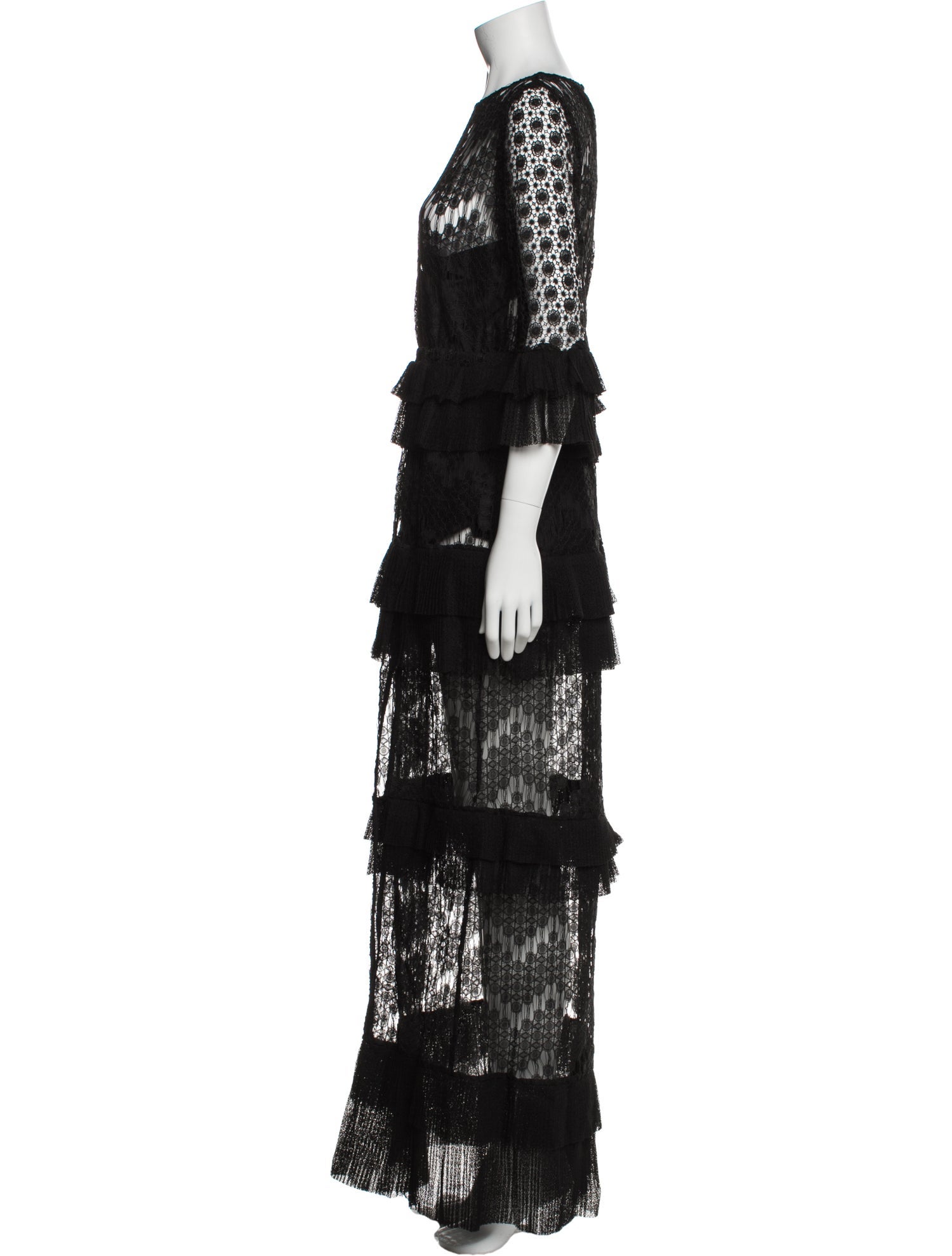 Just Cavalli Lace Pattern Long Dress w/ Tags