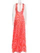 Just Cavalli Printed Long Dress