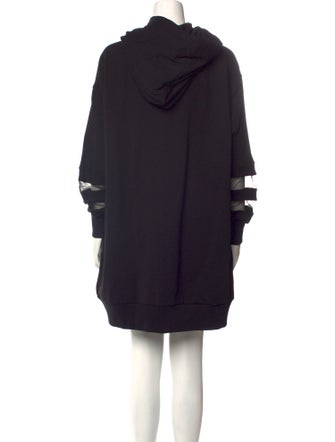 Just Cavalli Mock Neck Mini Dress