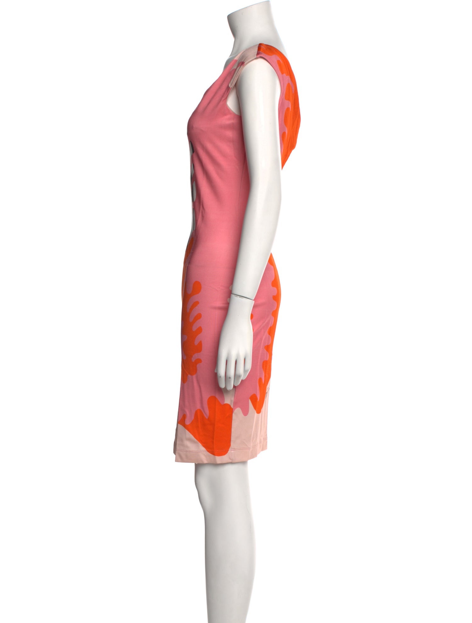 Just Cavalli Printed Knee-Length Dress