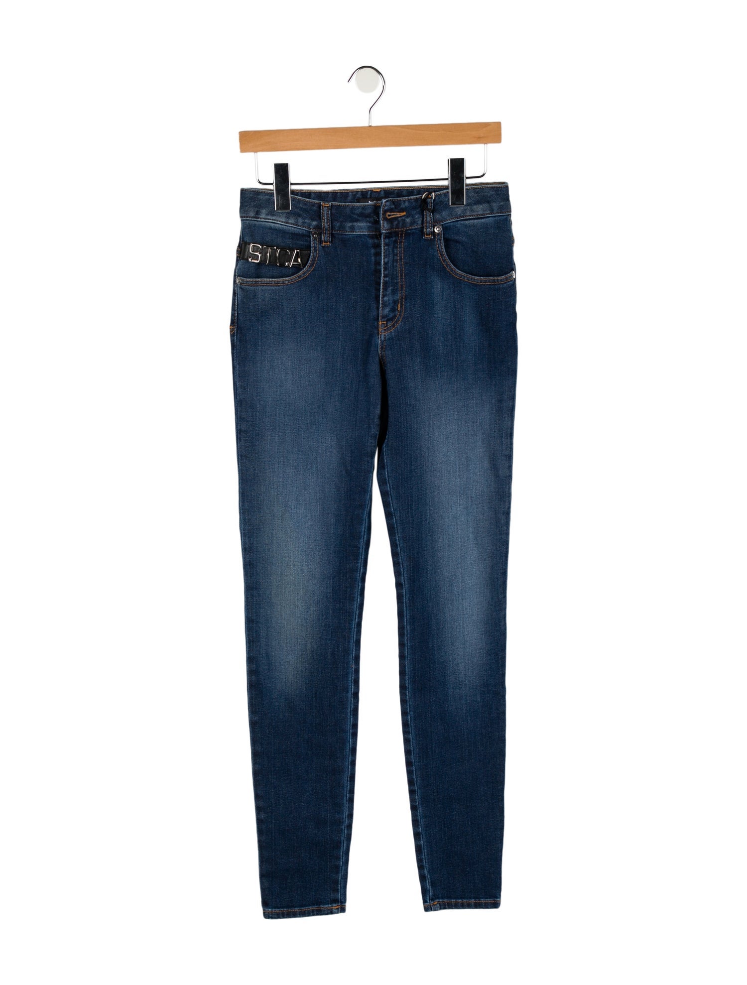 Just Cavalli Mid-Rise Skinny Leg Jeans
