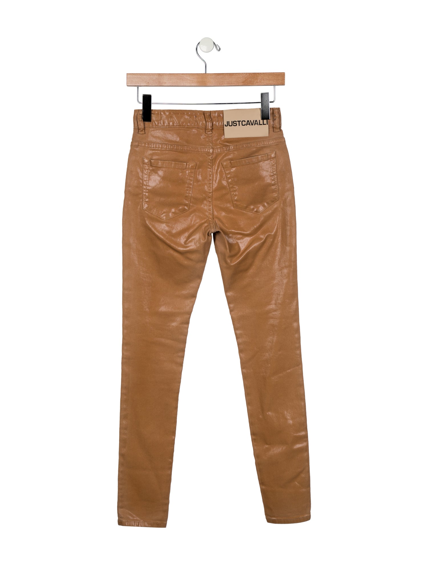 Just Cavalli Mid-Rise Straight Leg Jeans