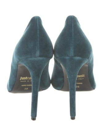 Just Cavalli Velvet Pumps
