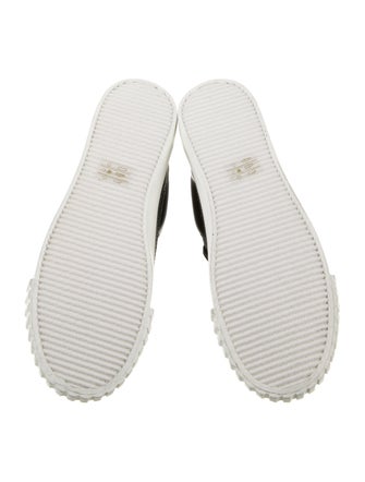 Just Cavalli Leather Colorblock Pattern Sneakers