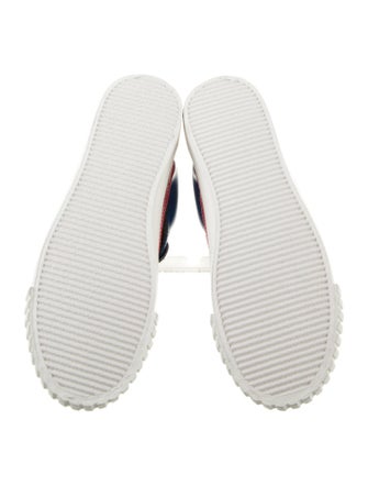 Just Cavalli Leather Colorblock Pattern Sneakers