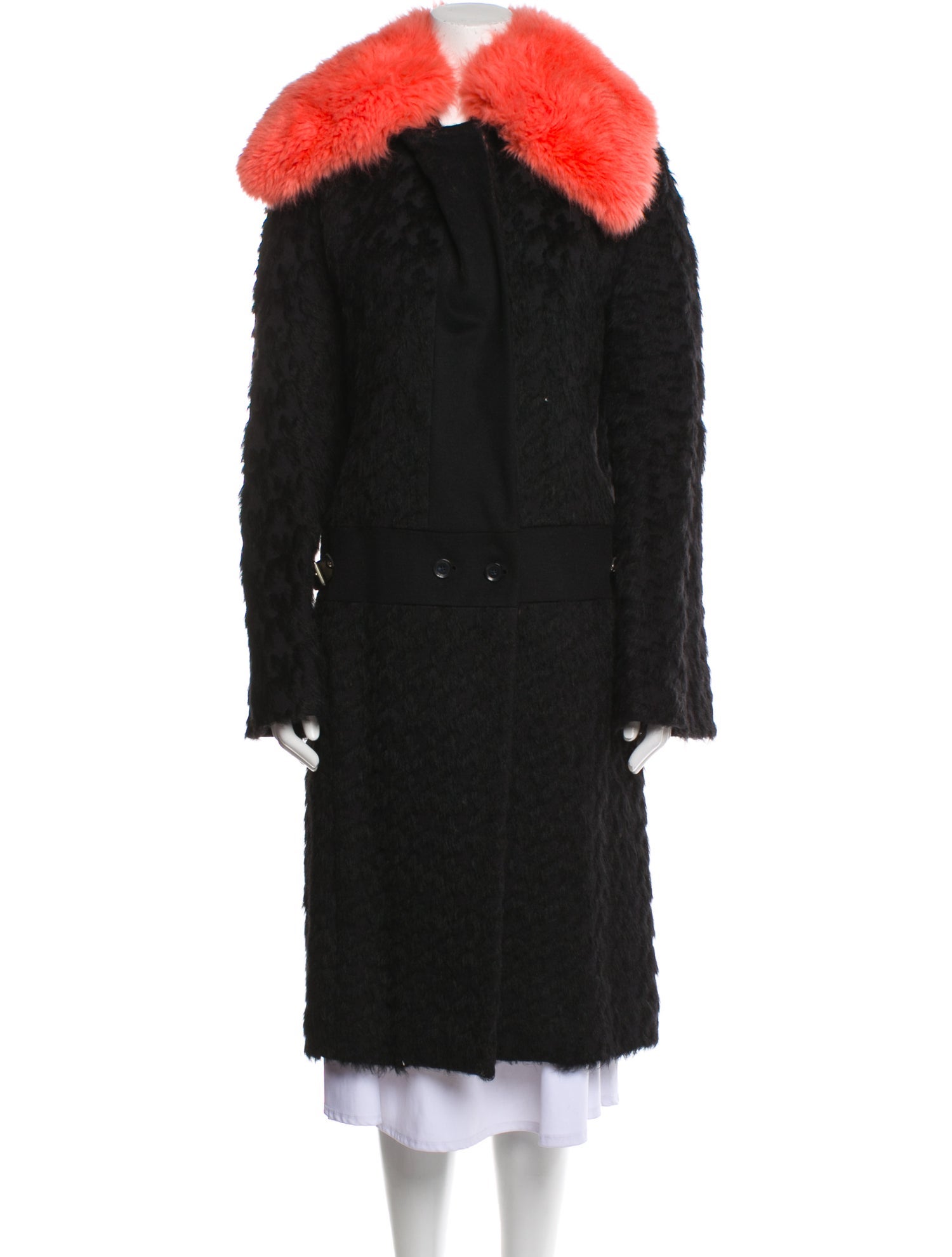 Just Cavalli Colorblock Pattern Coat
