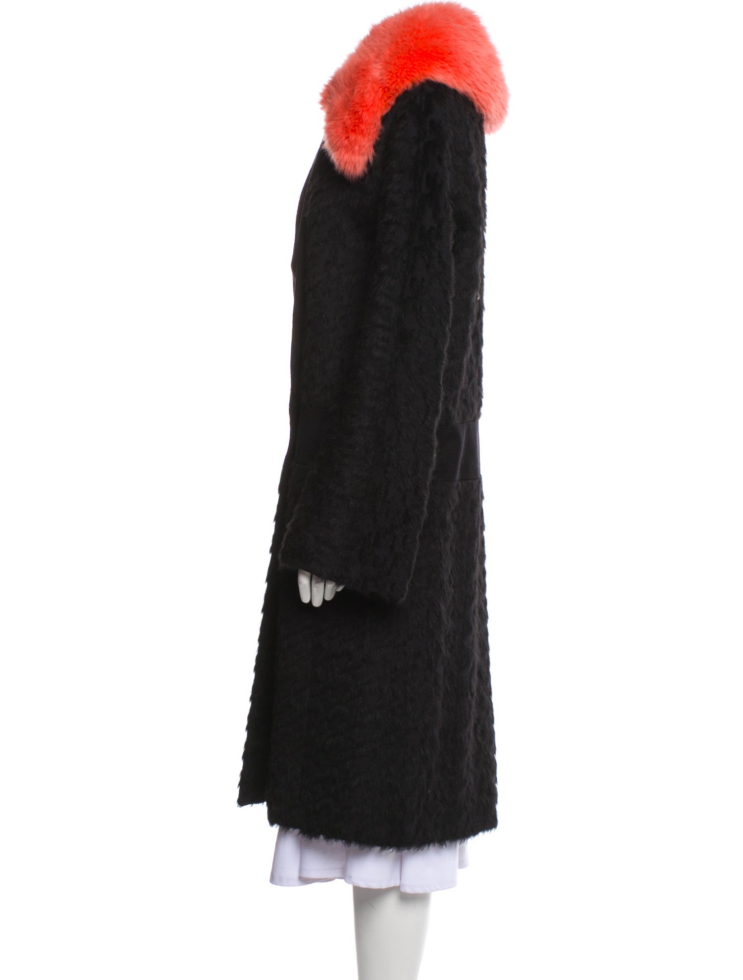 Just Cavalli Colorblock Pattern Coat
