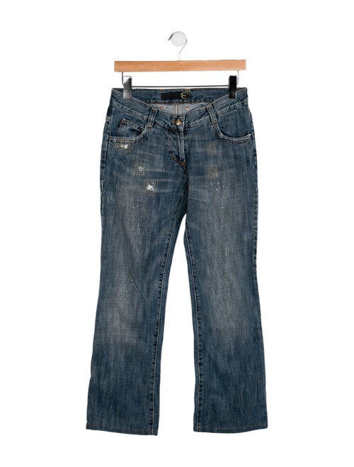 Just Cavalli Mid-Rise Wide Leg Jeans