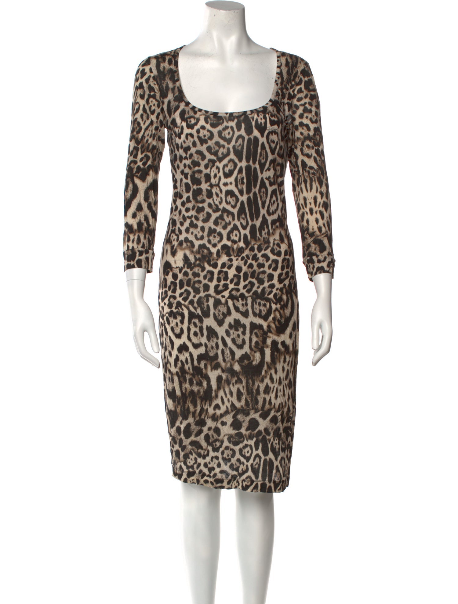 Just Cavalli Animal Print Knee-Length Dress