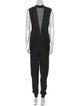 Just Cavalli Wool Mock Neck Jumpsuit