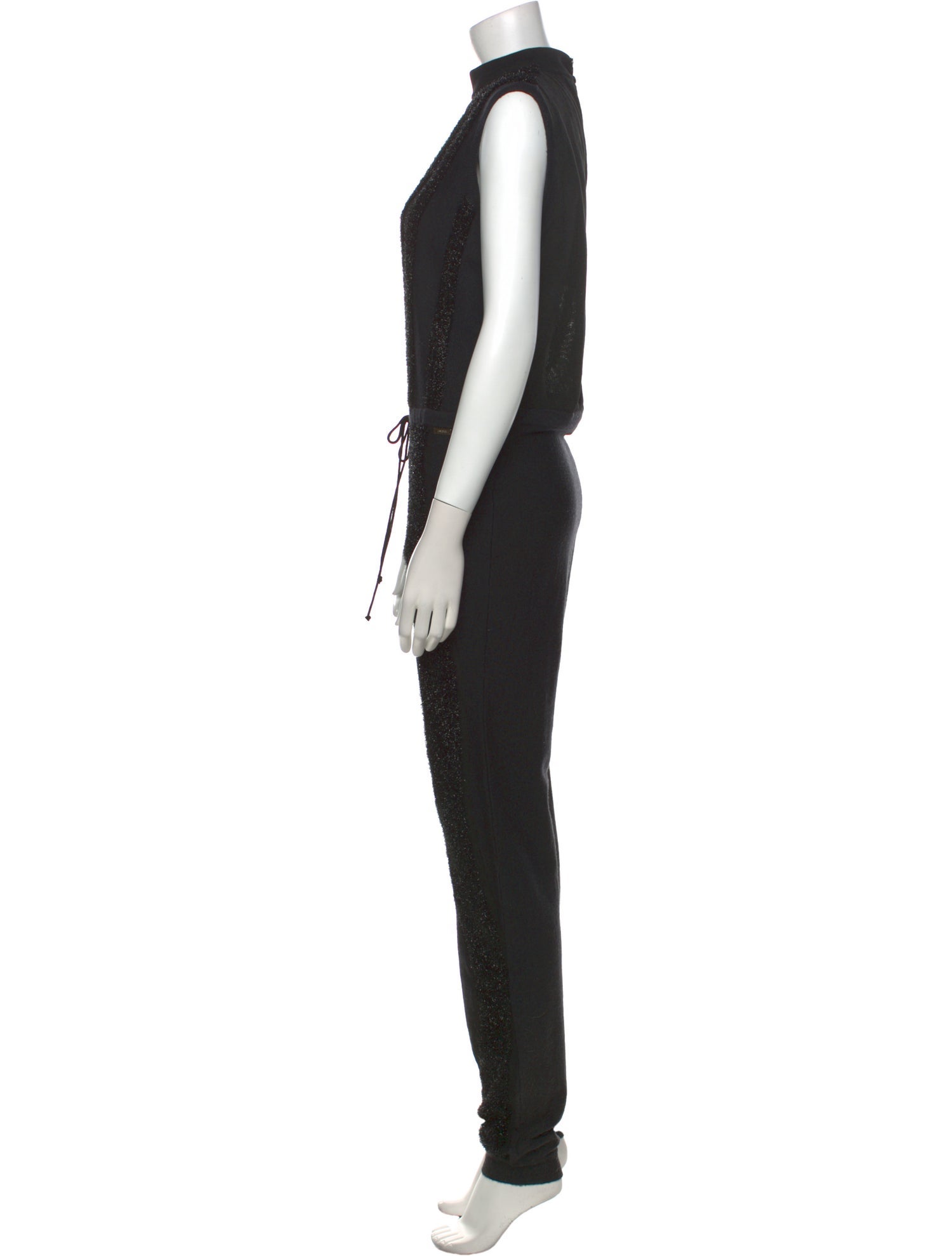 Just Cavalli Wool Mock Neck Jumpsuit