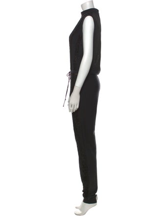 Just Cavalli Wool Mock Neck Jumpsuit