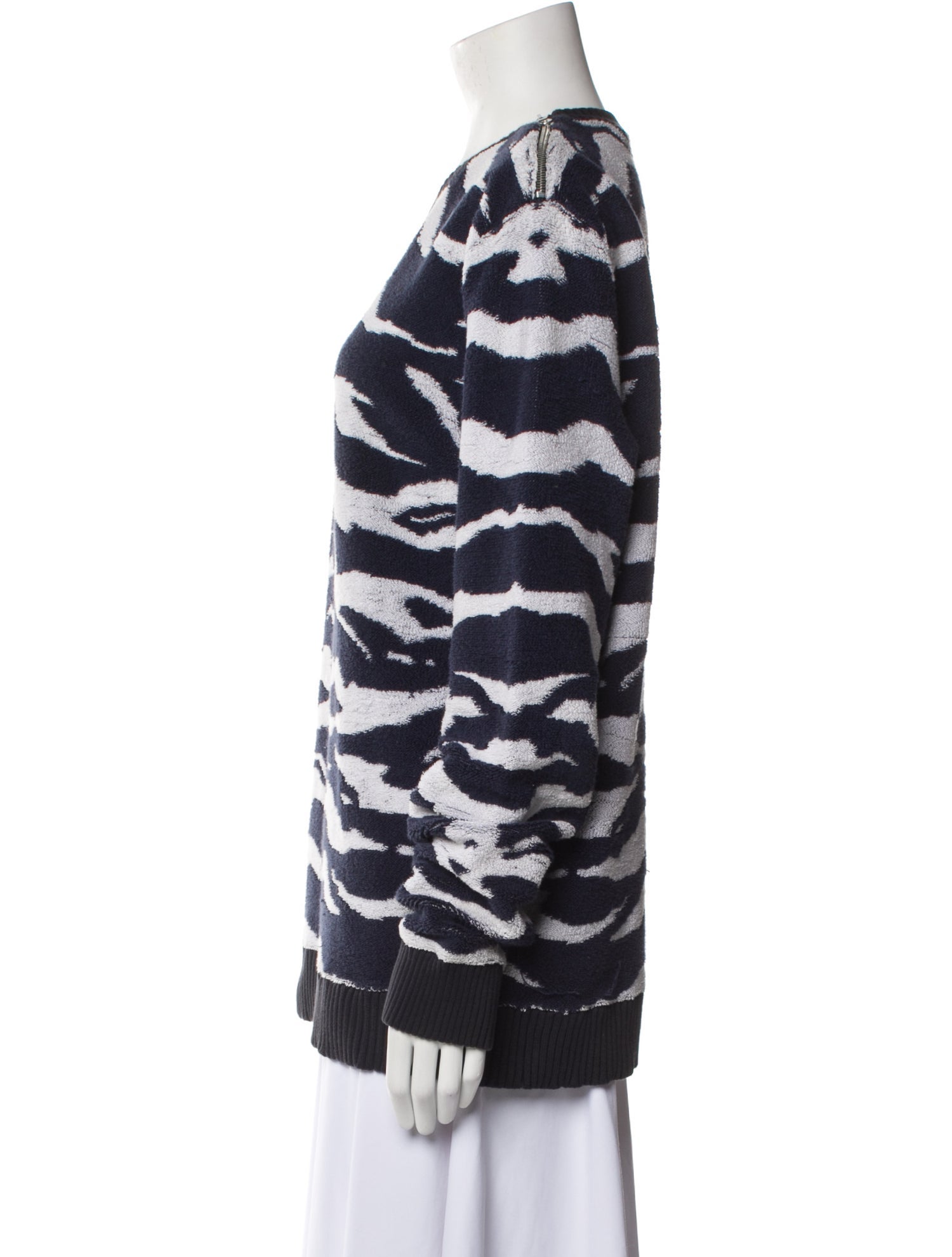 Just Cavalli Striped Crew Neck Sweater