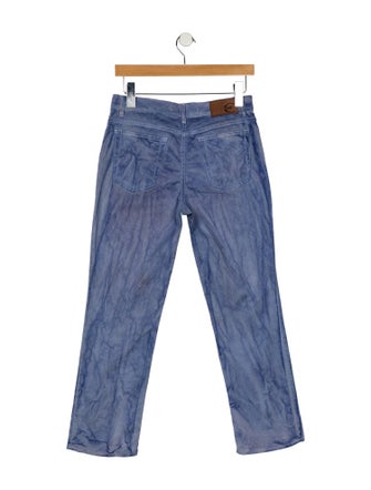 Just Cavalli Mid-Rise Straight Leg Jeans