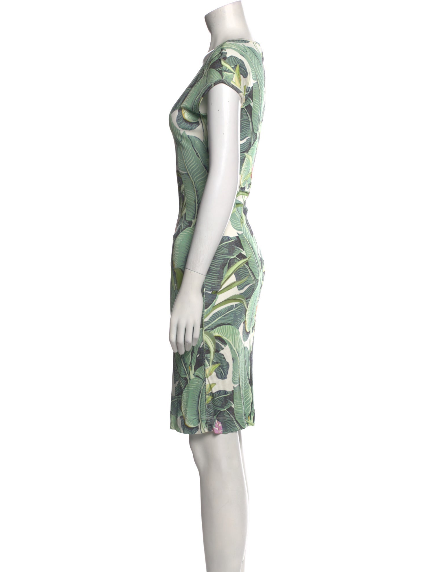 Just Cavalli Printed Knee-Length Dress