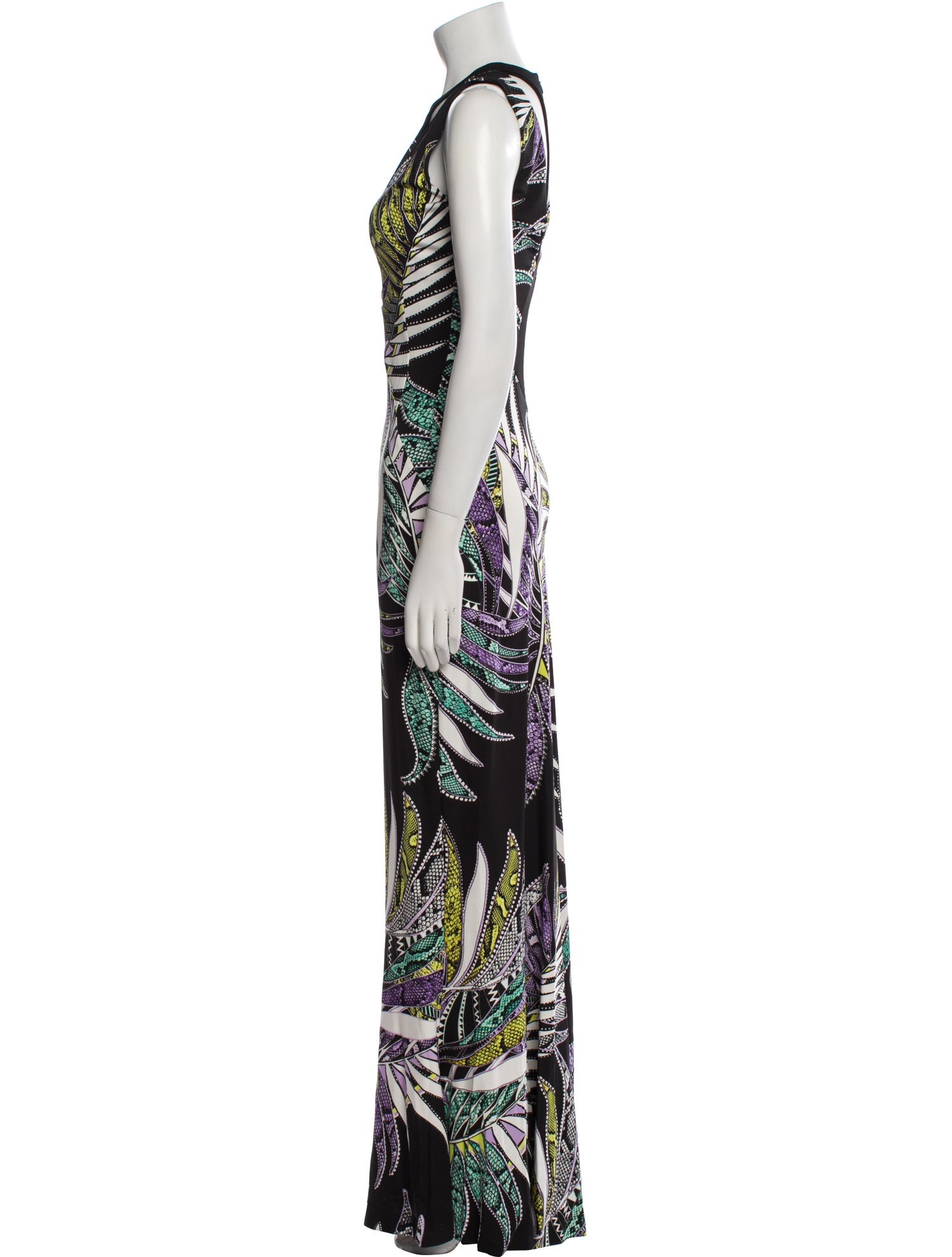 Just Cavalli Printed Long Dress