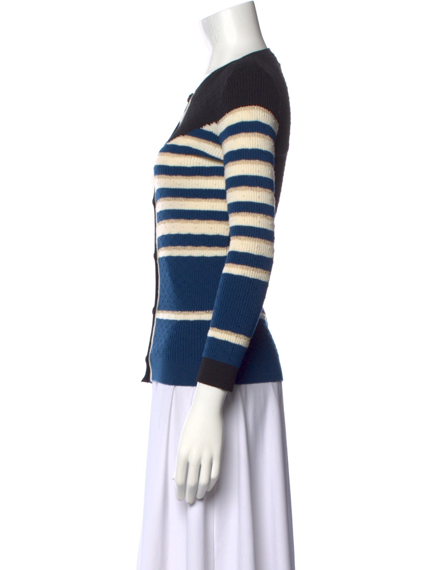 Just Cavalli Wool Striped Sweater