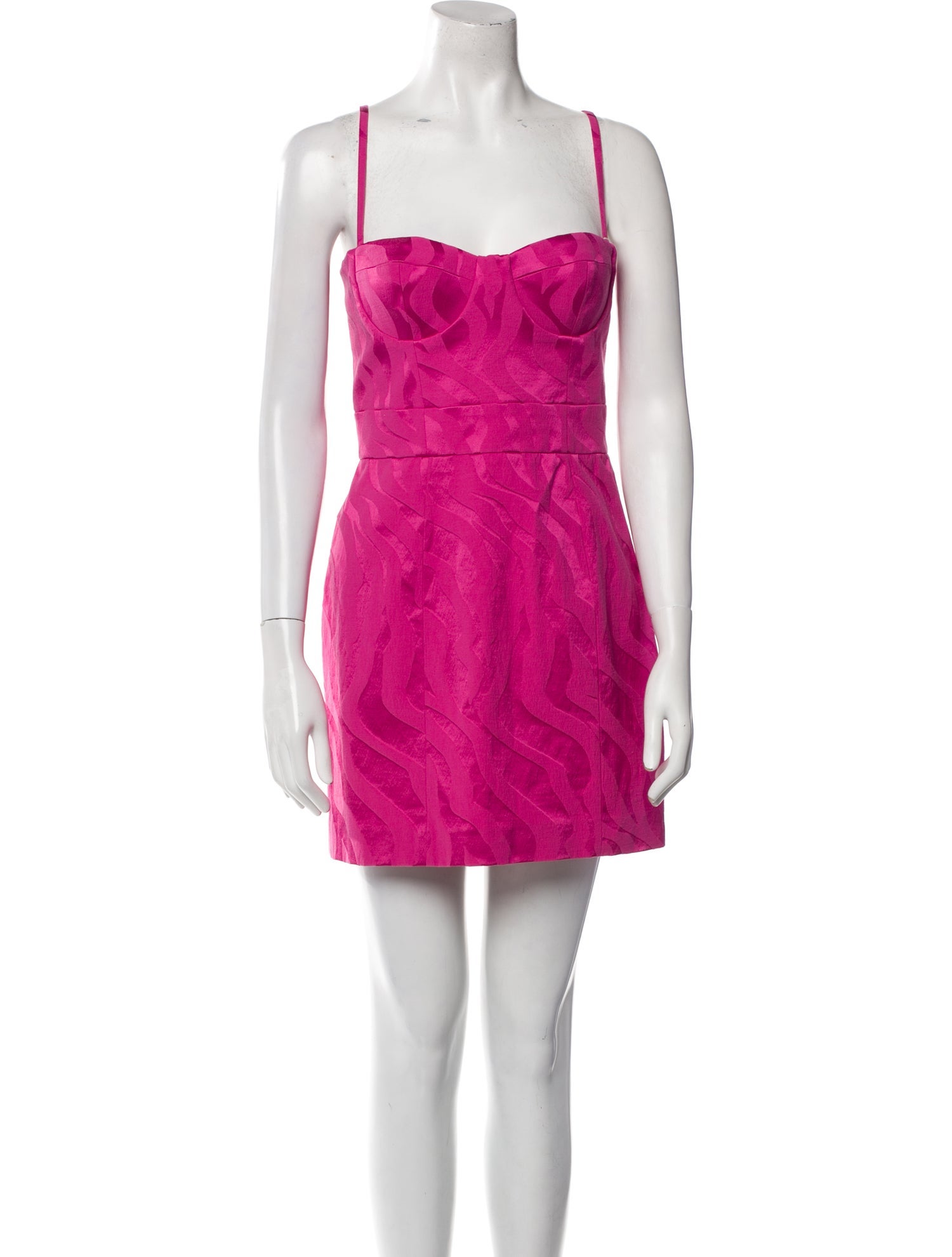 Just Cavalli Square Neckline Mini Dress