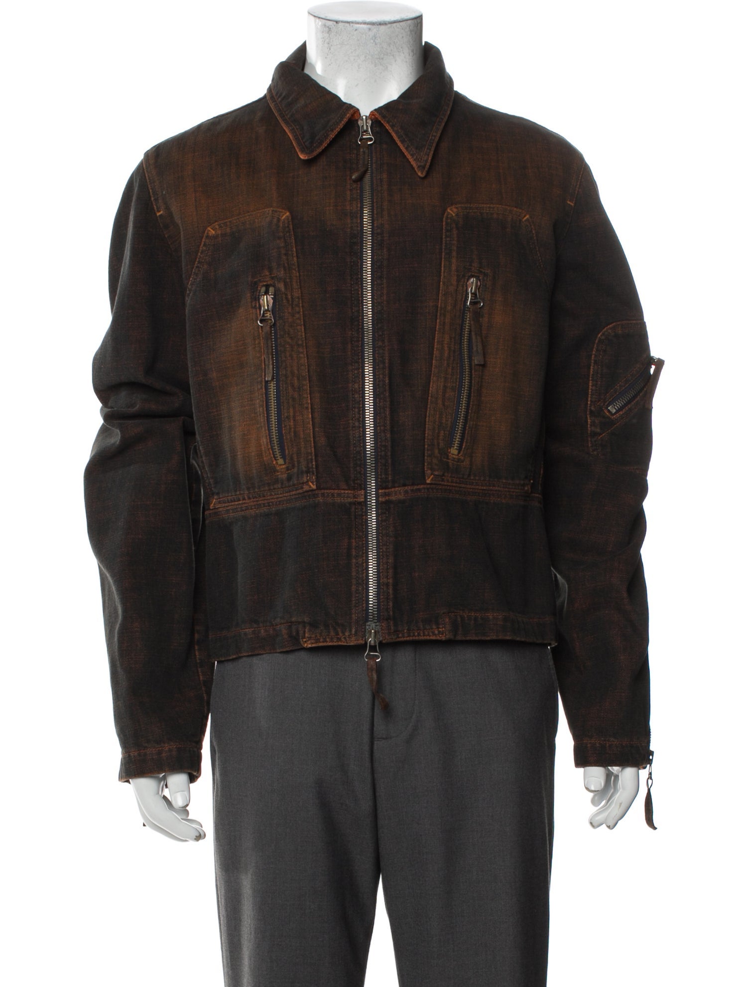 Just Cavalli Printed Moto Jacket