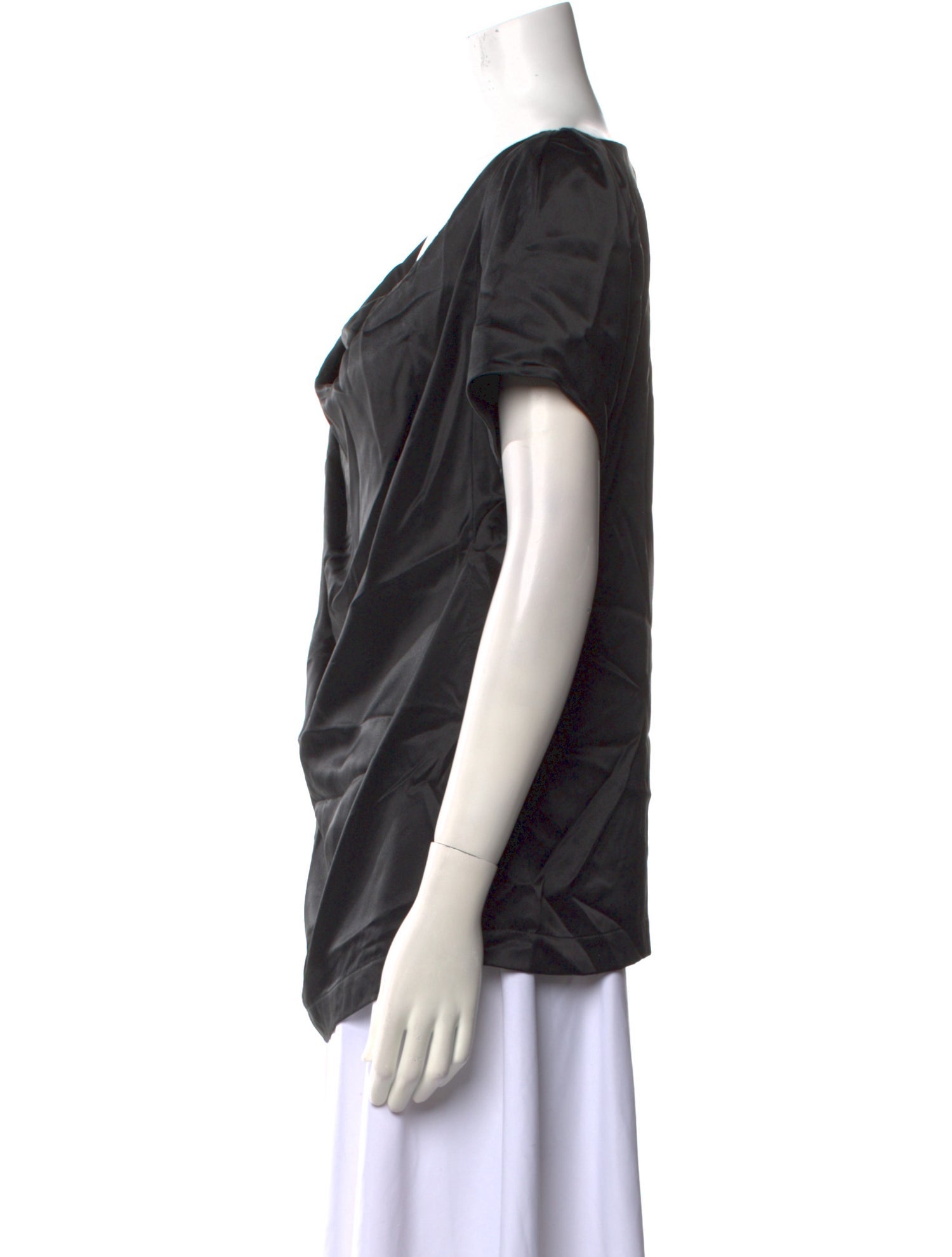 Just Cavalli Cowl Neck Short Sleeve T-Shirt