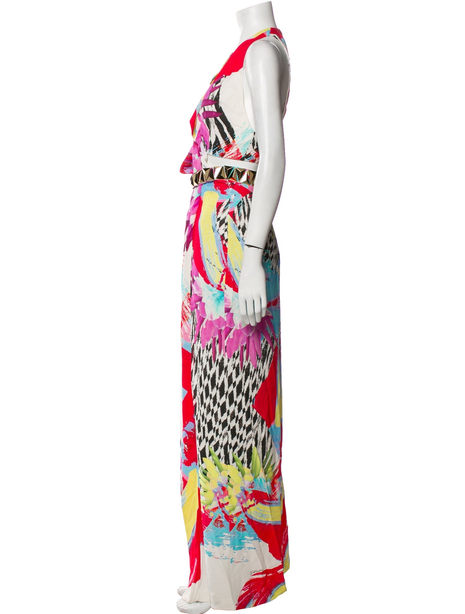 Just Cavalli Printed Long Dress