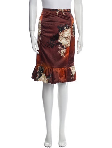 Just Cavalli Skirts Vintage Knee-Length Skirt Us6, It42 | M