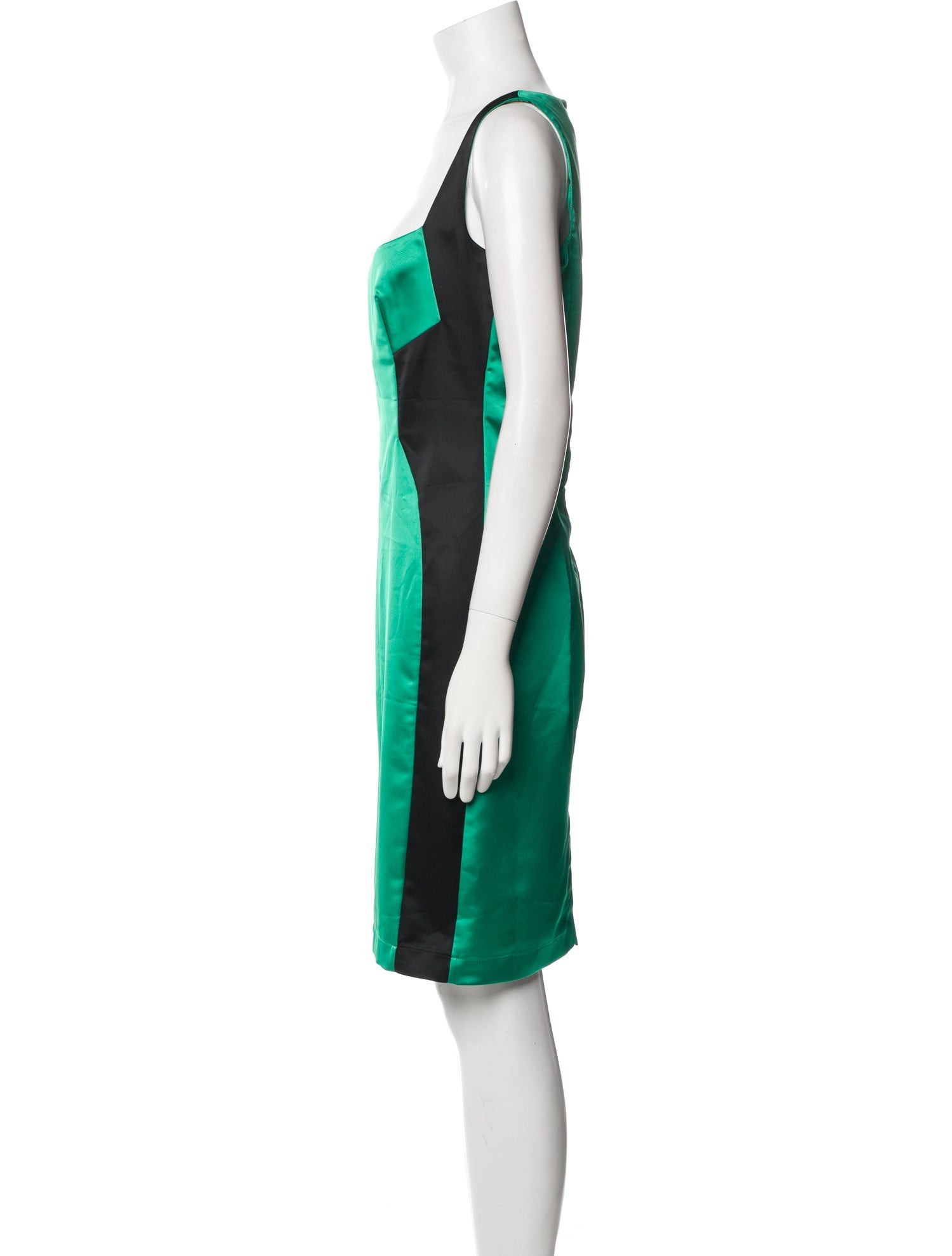 Just Cavalli Square Neckline Knee-Length Dress