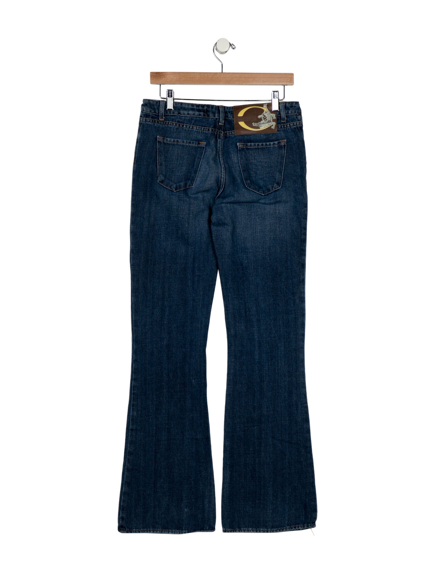 Just Cavalli Low-Rise Wide Leg Jeans