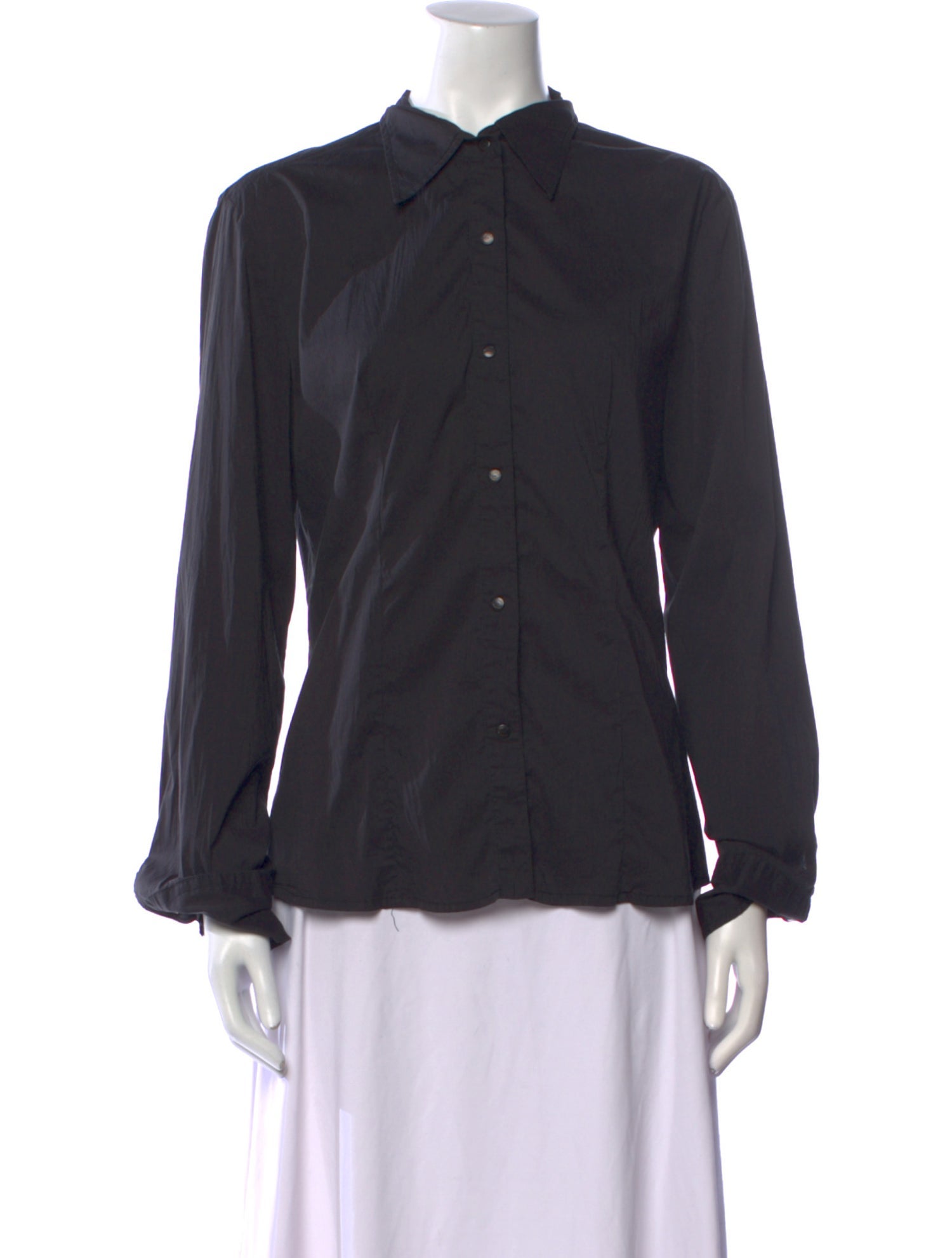 Just Cavalli Long Sleeve Button-Up Top