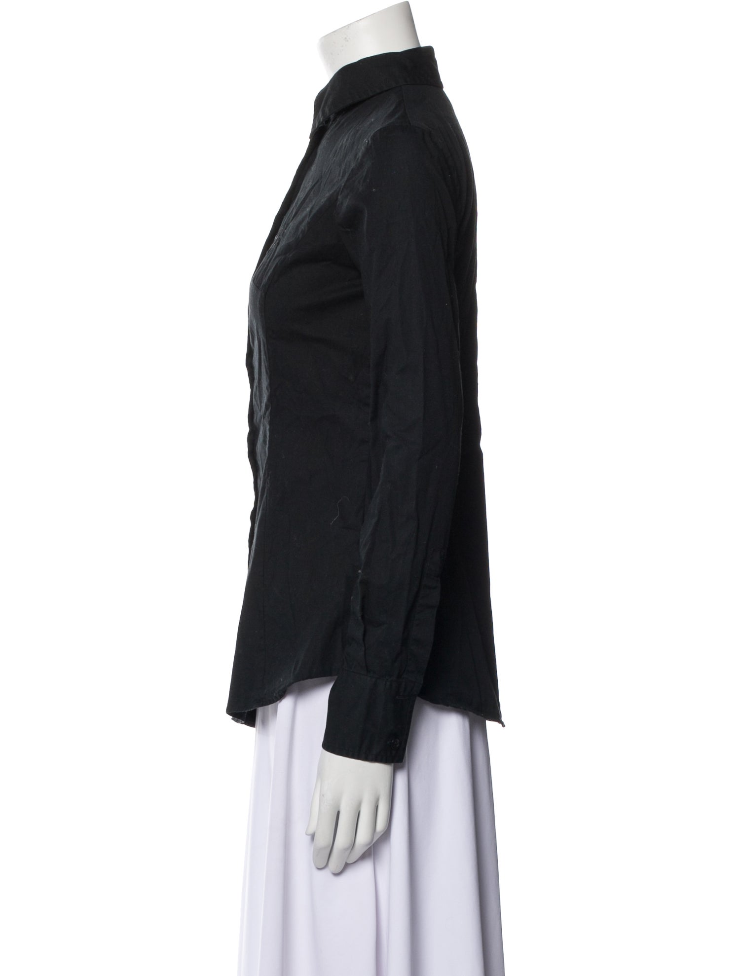 Just Cavalli Long Sleeve Button-Up Top