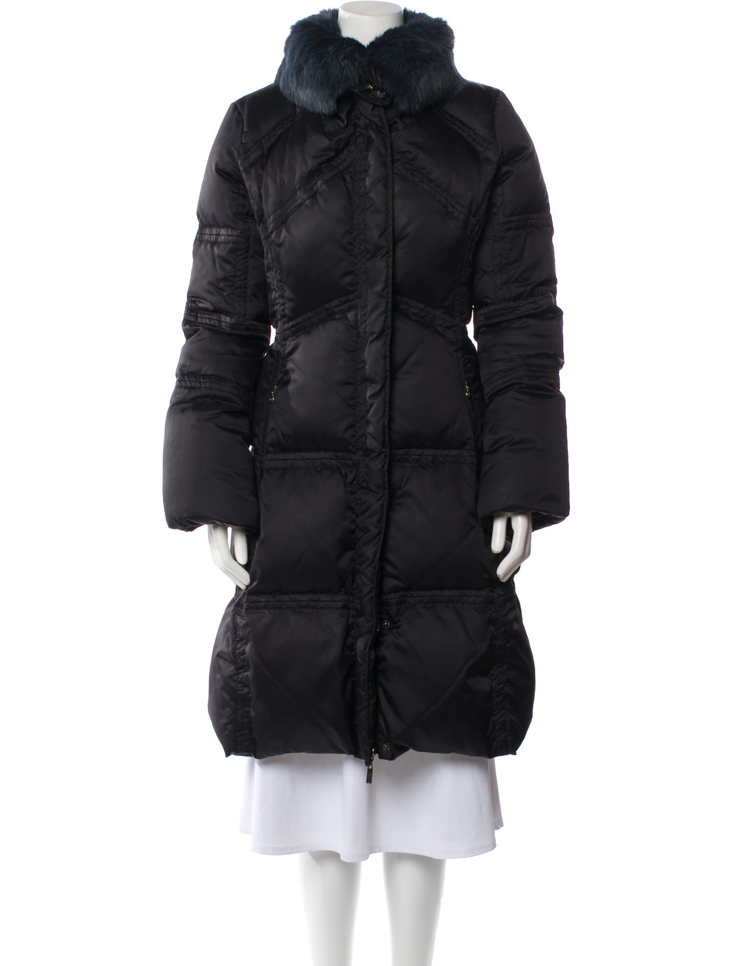 Just Cavalli Vintage 2006 Faux Fur Coat - Black Coats