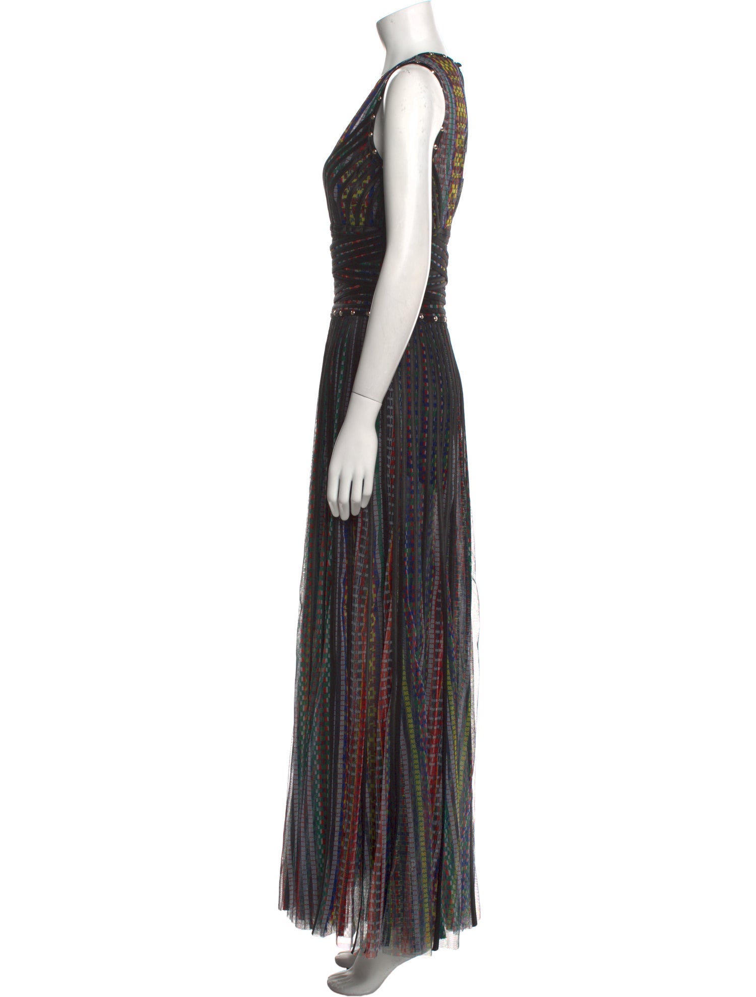 Just Cavalli Striped Long Dress