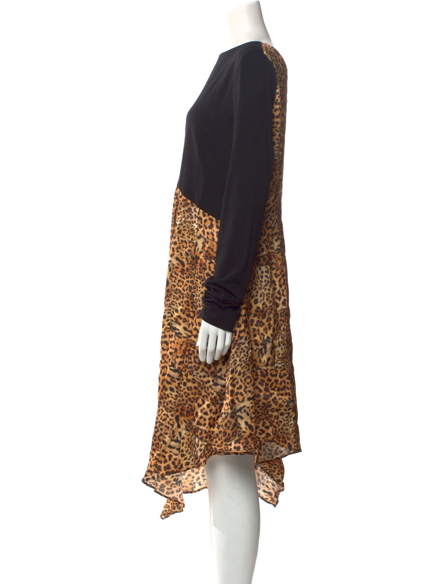 Just Cavalli Animal Print Midi Length Dress