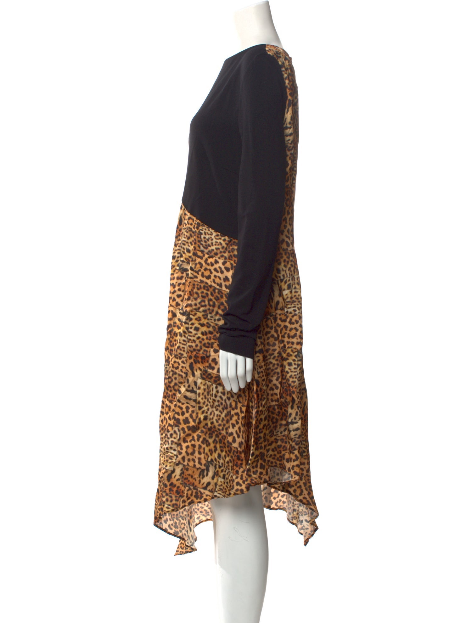 Just Cavalli Animal Print Midi Length Dress