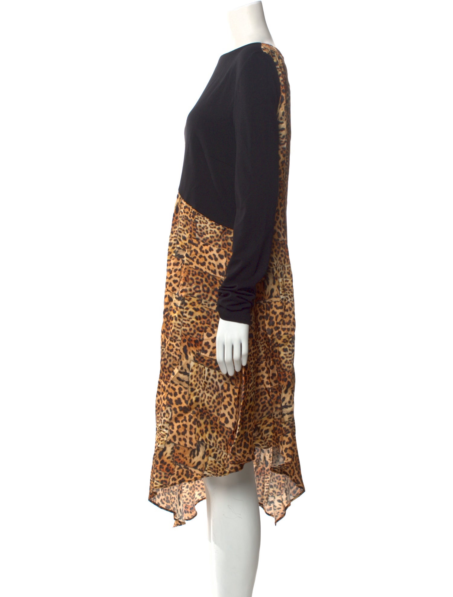 Just Cavalli Animal Print Midi Length Dress