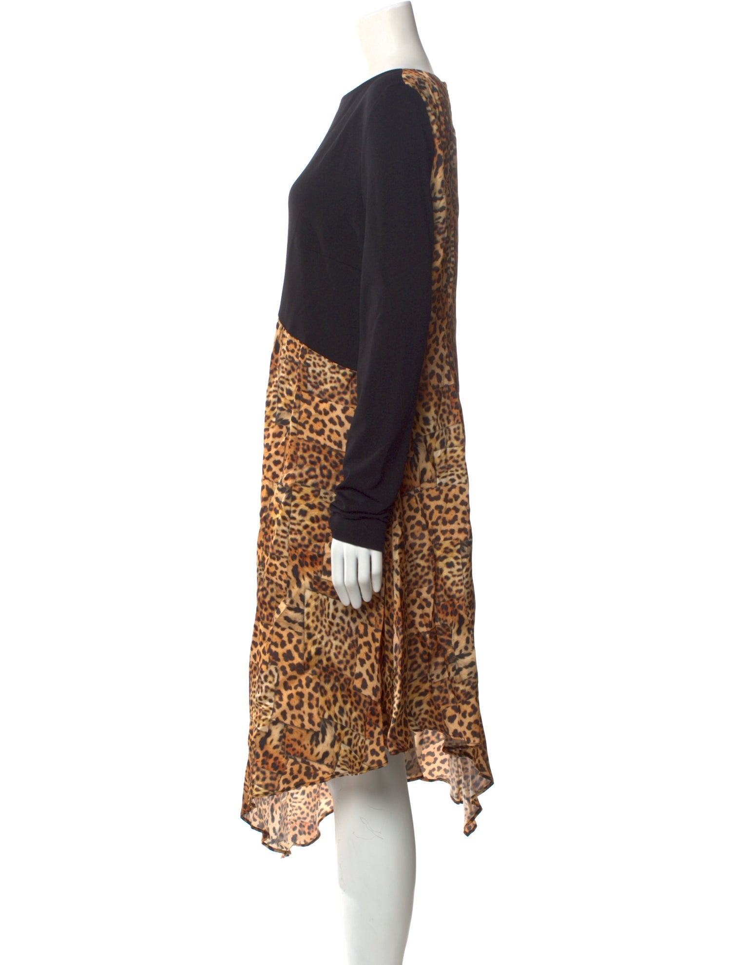 Just Cavalli Animal Print Midi Length Dress