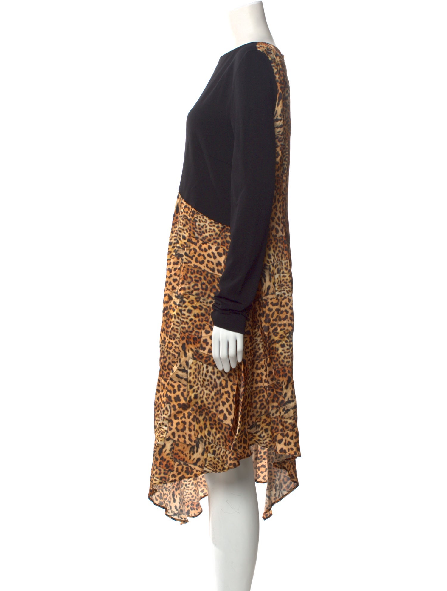 Just Cavalli Animal Print Midi Length Dress