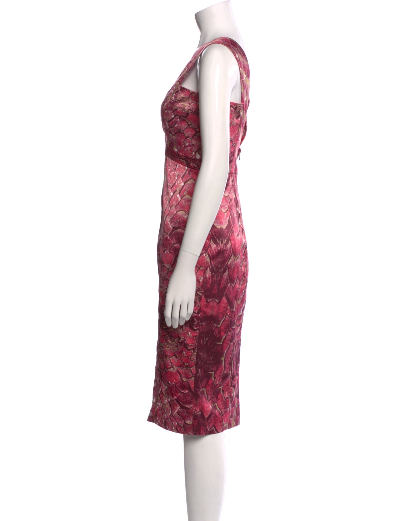 Just Cavalli Animal Print Midi Length Dress