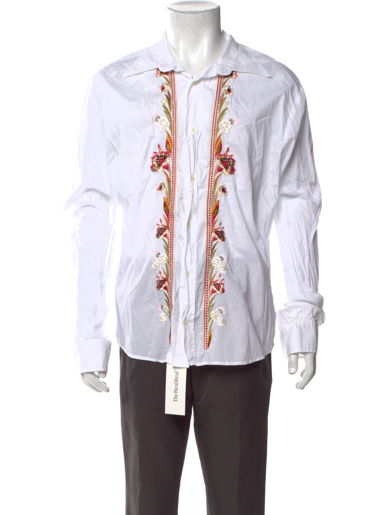 Just Cavalli Vintage Late 2000's - Early 2010's Dress Shirt
