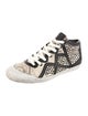 Just Cavalli Embossed Leather Printed Sneakers