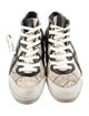 Just Cavalli Embossed Leather Printed Sneakers