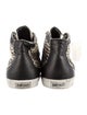 Just Cavalli Embossed Leather Printed Sneakers